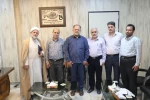 نشست صمیمی تنی چند از اعضای بسیج کارکنان و اساتید دانشکده فنی و حرفه ای شهید رجائی کاشان با حجه الاسلام فرجی مدیرحوزه های علمیه منطقه کاشان 9