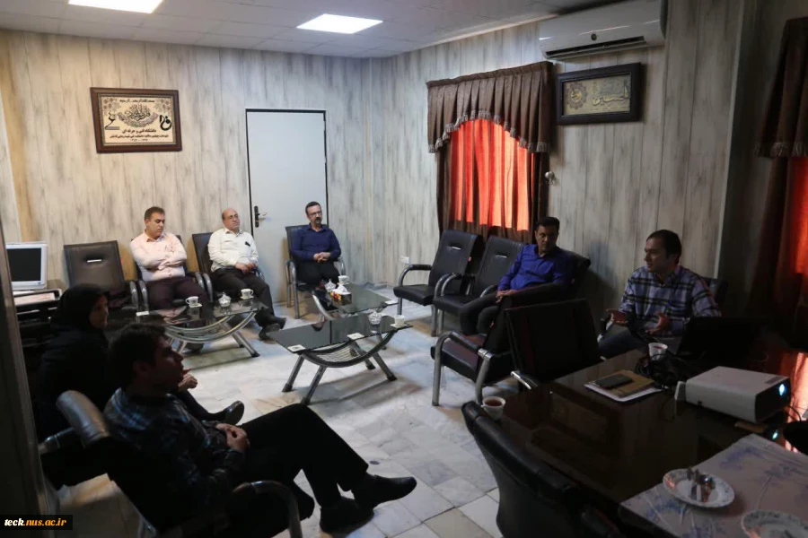 برزگرای نشست مشترک بین روسای دانشکده فنی و حرفه ای شهیدرجائی و اداره جهاد سازندگی شهرستان کاشان 2