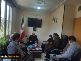 برگزاری جلسه هماهنگی جهت رفع مشکل زمین دانشکده دختران کاشان با حضور مدیر کل محترم دفتر امور حقوقی سازمان مرکزی دانشگاه فنی وحرفه ایی در اداره راه و شهرسازی کاشان 6
