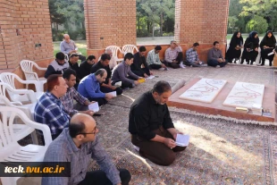 برگزاری مراسم پرفیض زیارت عاشورا همزمان با دهه سوم محرم در دانشکده فنی و حرفه ای شهید رجائی کاشان 4