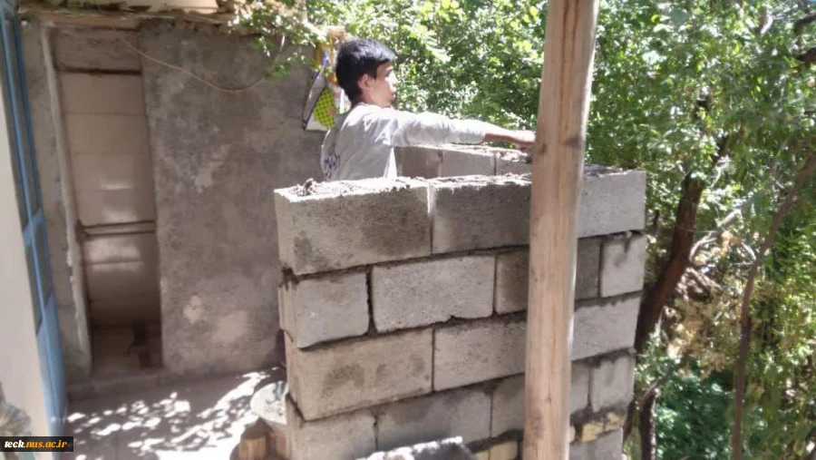 برگزاری اردوی جهادی اعضای بسیج دانشجویی دانشکده فنی و حرفه ای شهید رجائی کاشان در روستاهای شهرستان 4