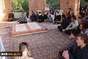 دومین روز از برگزاری زیارت عاشورا در دهه سوم محرم در دانشکده فنی و حرفه ای شهید رجائی کاشان 6