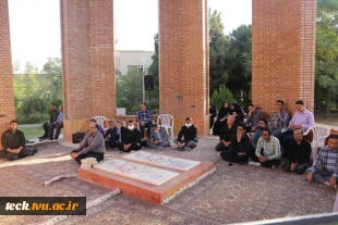 دومین روز از برگزاری زیارت عاشورا در دهه سوم محرم در دانشکده فنی و حرفه ای شهید رجائی کاشان 7