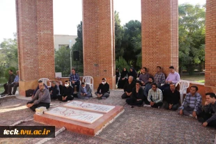 دومین روز از برگزاری زیارت عاشورا در دهه سوم محرم در دانشکده فنی و حرفه ای شهید رجائی کاشان 8