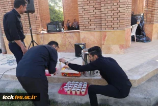 دومین روز از برگزاری زیارت عاشورا در دهه سوم محرم در دانشکده فنی و حرفه ای شهید رجائی کاشان 10
