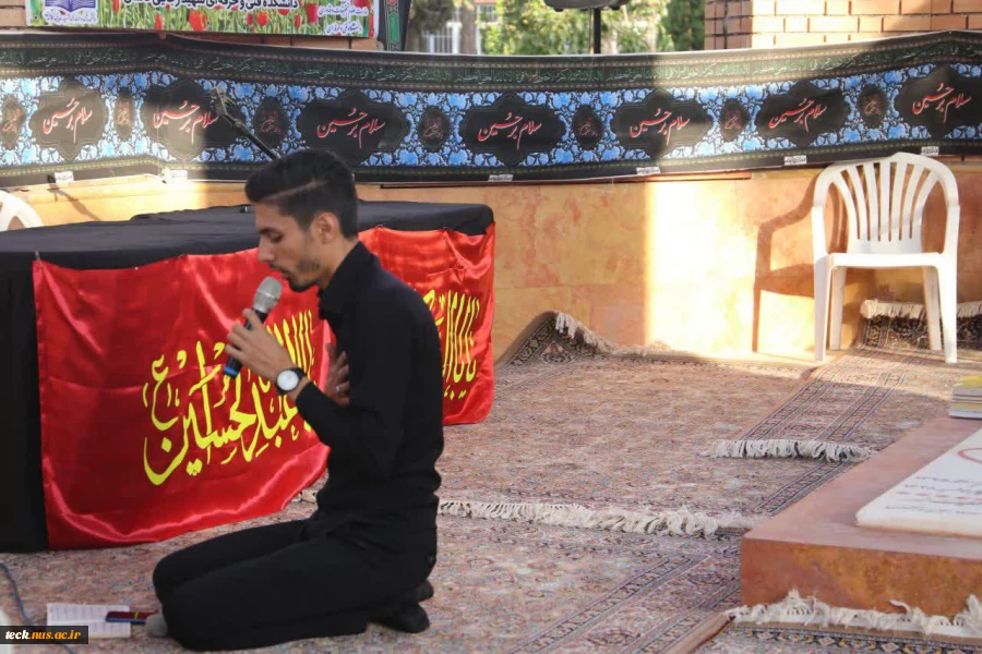 سومین روز برگزاری زیارت عاشورا در دهه سوم محرم در دانشکده فنی و حرفه ای شهید رجائی کاشان 2