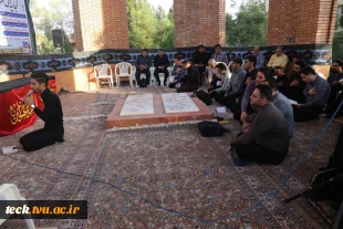 سومین روز برگزاری زیارت عاشورا در دهه سوم محرم در دانشکده فنی و حرفه ای شهید رجائی کاشان 3