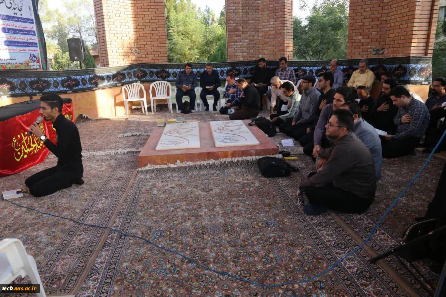 سومین روز برگزاری زیارت عاشورا در دهه سوم محرم در دانشکده فنی و حرفه ای شهید رجائی کاشان 3