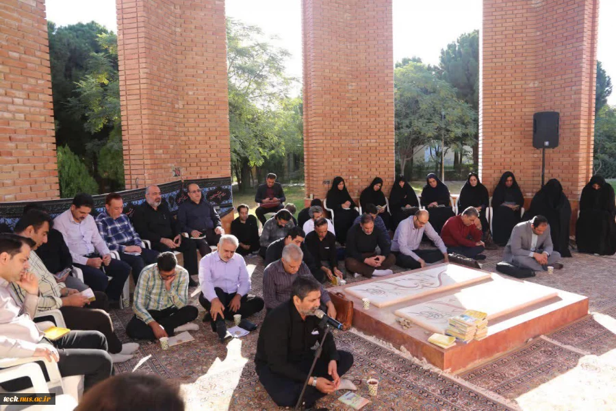 برگزاری هفتمین جلسه از مجموعه جلسات زیارت عاشوراخوانی در دانشکده فنی و حرفه ای شهید رجائی کاشان 6
