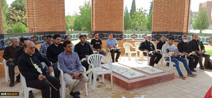 تجدید عهد و پیمان با شهدای انقلاب اسلامی همزمان با هفته دفاع مقدس در دانشکده فنی و حرفه ای شهید رجائی کاشان 4
