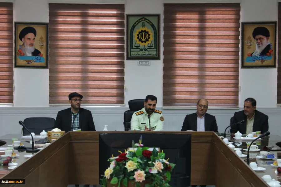 تقدیر و تشکر از نیروی انتظامی شهرستان کاشان توسط مسئولین و دانشجویان دانشکده فنی و حرفه ای شهید رجائی کاشان 5