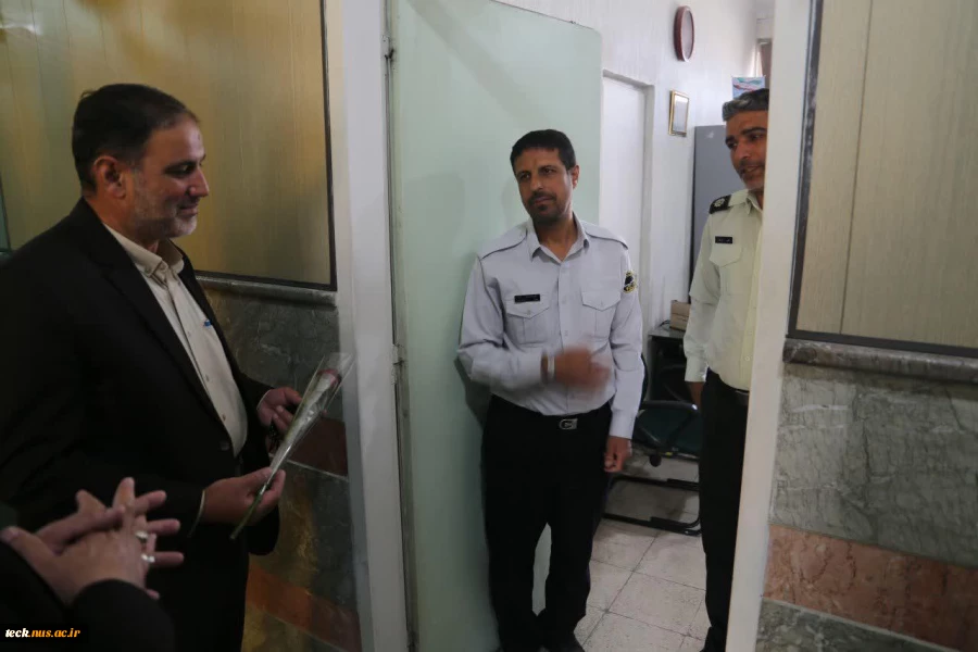 تقدیر و تشکر از نیروی انتظامی شهرستان کاشان توسط مسئولین و دانشجویان دانشکده فنی و حرفه ای شهید رجائی کاشان 10