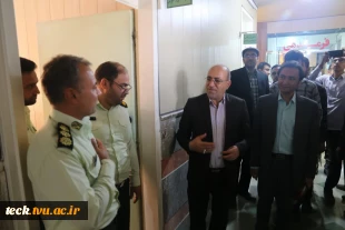 تقدیر و تشکر از نیروی انتظامی شهرستان کاشان توسط مسئولین و دانشجویان دانشکده فنی و حرفه ای شهید رجائی کاشان 12