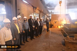 بازدید جمعی از همکاران و استادان دانشکده فنی و حرفه ای شهید رجائی کاشان از شرکت هامون نایزه 2