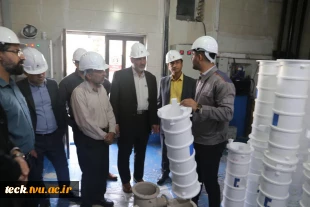 بازدید جمعی از همکاران و استادان دانشکده فنی و حرفه ای شهید رجائی کاشان از شرکت هامون نایزه 7