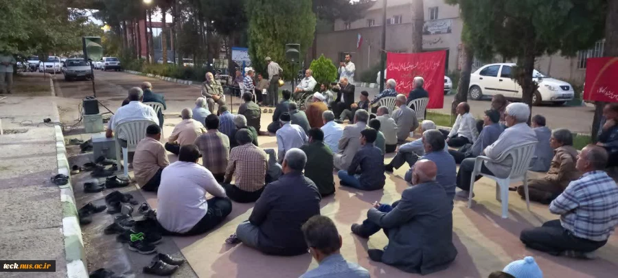ارائه خدمات محیطی جهت برگزاری جلسه انس با شهدای شهرستان در دانشکده فنی و حرفه ای شهید رجائی کاشان 15
