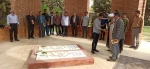 تجدید عهد و پیمان با شهدای گمنام مدفون در دانشکده فنی و حرفه ای شهید رجائی کاشان 3