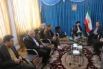دیدار جمعی از کارکنان دانشکده فنی و حرفه ای شهید رجائی کاشان با نماینده محترم ولی فقیه و امام جمعه شهر راوند، طاهرآباد و خزاق 3
