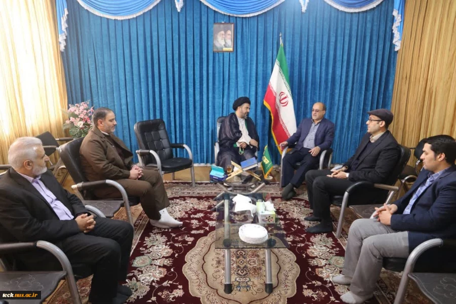 دیدار جمعی از کارکنان دانشکده فنی و حرفه ای شهید رجائی کاشان با نماینده محترم ولی فقیه و امام جمعه شهر راوند، طاهرآباد و خزاق 4