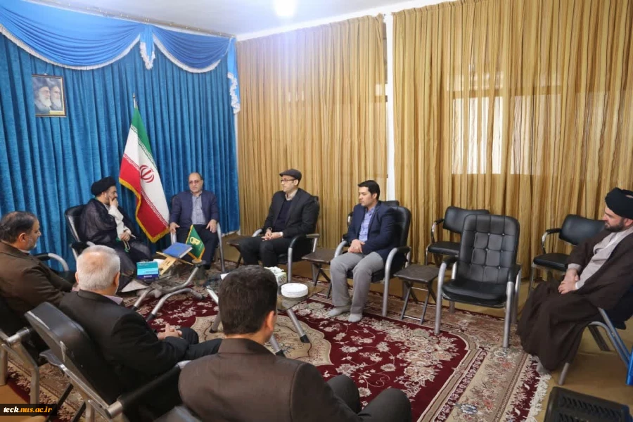دیدار جمعی از کارکنان دانشکده فنی و حرفه ای شهید رجائی کاشان با نماینده محترم ولی فقیه و امام جمعه شهر راوند، طاهرآباد و خزاق 6