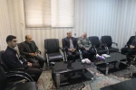 دیدار جمعی از کارکنان دانشکده فنی و حرفه ای شهید رجائی کاشان با نماینده محترم ولی فقیه و امام جمعه شهرستان کاشان جناب حجه الاسلام سید سعید حسینی 4