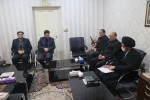 دیدار جمعی از کارکنان دانشکده فنی و حرفه ای شهید رجائی کاشان با نماینده محترم ولی فقیه و امام جمعه شهرستان کاشان جناب حجه الاسلام سید سعید حسینی 5