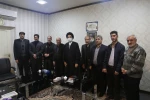 دیدار جمعی از کارکنان دانشکده فنی و حرفه ای شهید رجائی کاشان با نماینده محترم ولی فقیه و امام جمعه شهرستان کاشان جناب حجه الاسلام سید سعید حسینی 9