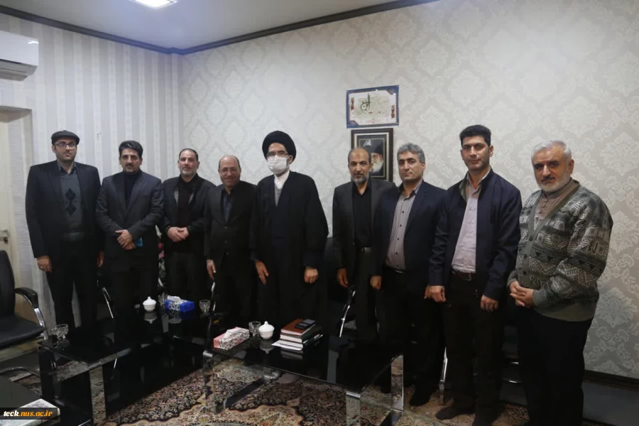 دیدار جمعی از کارکنان دانشکده فنی و حرفه ای شهید رجائی کاشان با نماینده محترم ولی فقیه و امام جمعه شهرستان کاشان جناب حجه الاسلام سید سعید حسینی 10