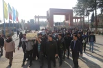 تشییع باشکوه شهید گمنام در دانشکده فنی و حرفه ای شهید رجائی کاشان 8