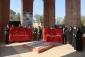 آیین بیرق گردانی پرچم های بارگاه حضرت سیدالشداء علیه السلام و حضرت ابوالفضل العباس علیه السلام در دانشکده فنی و حرفه ای شهید رجائی کاشان
