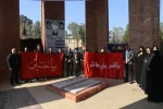 آیین بیرق گردانی پرچم های بارگاه حضرت سیدالشداء علیه السلام و حضرت ابوالفضل العباس علیه السلام در دانشکده فنی و حرفه ای شهید رجائی کاشان 5