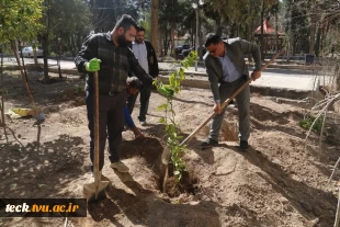 برگزاری آیین روز درختکاری در دانشکده فنی و حرفه ای پسران کاشان 3