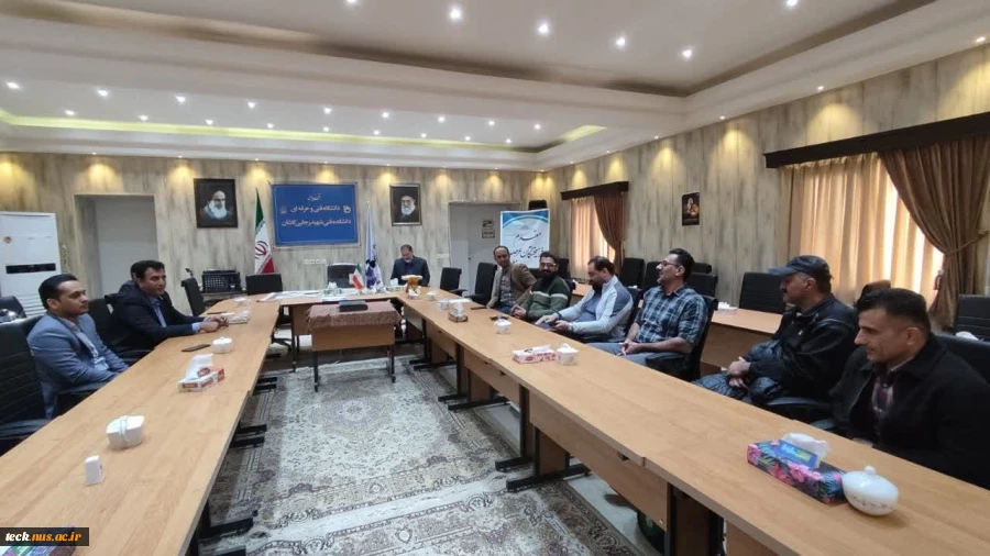 جلسه اساتید گروه تربیت بدنی دانشکده فنی و حرفه ای شهید رجایی کاشان با حضور معاون آموزشی و پژوهشی و‌ مدیر گروه و مسئول تربیت بدنی 2