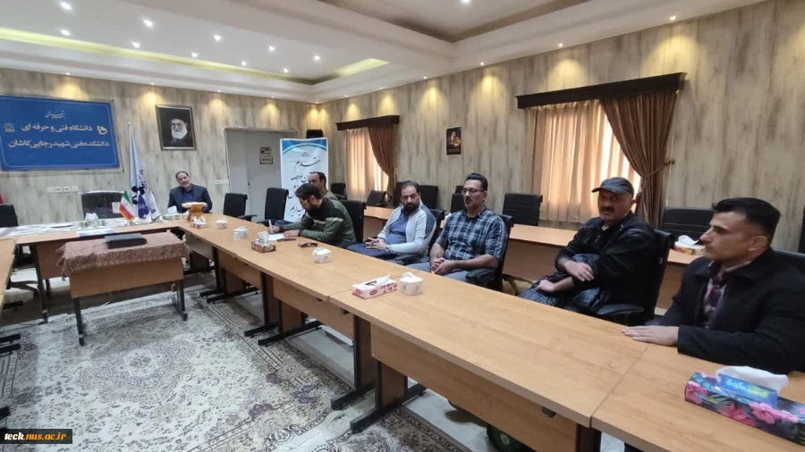 جلسه اساتید گروه تربیت بدنی دانشکده فنی و حرفه ای شهید رجایی کاشان با حضور معاون آموزشی و پژوهشی و‌ مدیر گروه و مسئول تربیت بدنی 4