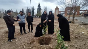 غرس چند اصله نهال به مناسبت روز درختکاری 5