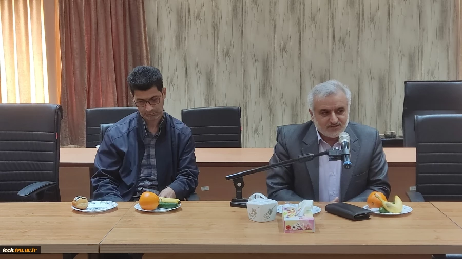 جلسه تکریم و معارفه رئیس اداره حراست دانشکده 2
