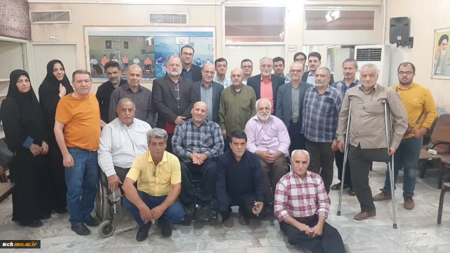 حضور جمعی از اساتید ، کارکنان و دانشجویان در آسایشگاه جانبازان بالای 70 درصد 6