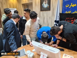 برگزاری نخستین دوره انتخابات شورای صنفی دانشجویان دانشگاه ملی مهارت شهید رجایی کاشان 10
