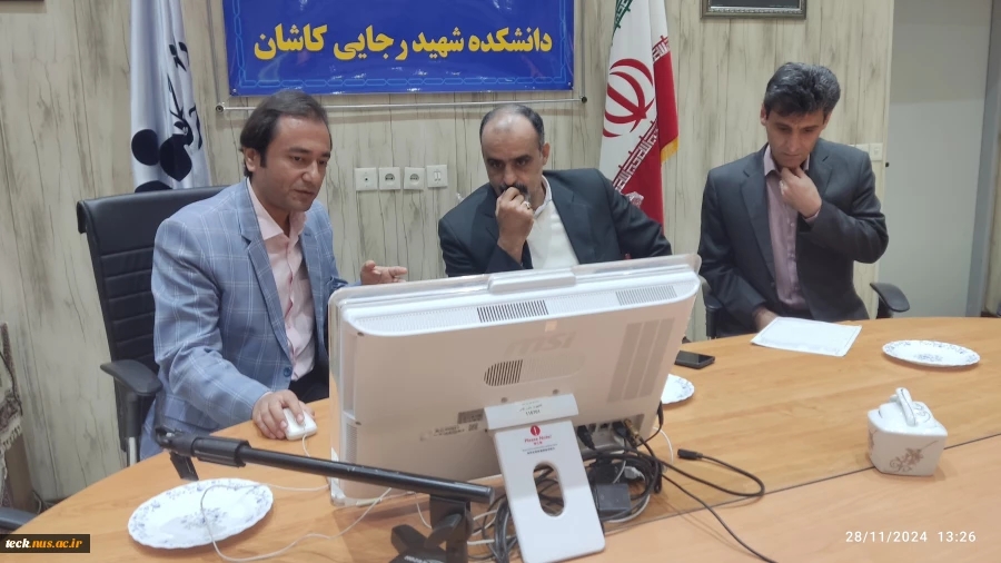 بازدید معاون اداری و مالی دانشگاه ملی مهارت از دانشکده شهید رجایی کاشان 17