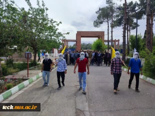 تجمع دانشگاهیان ملی مهارت شهید رجایی کاشان در محکومیت جنایات رژیم صهیونیستی در کشتار مردم بی دفاع و کودکان مظلوم غزه 15