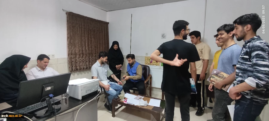 برپایی ایستگاه سلامت دانشجویی در دانشکده ملی مهارت شهید رجایی کاشان 2