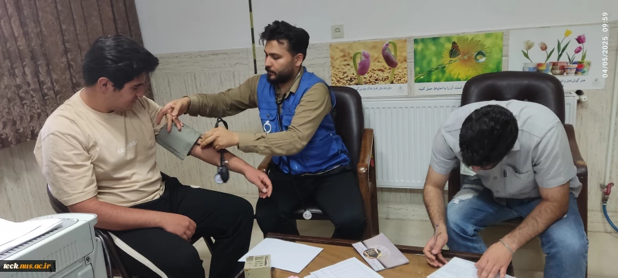 برپایی ایستگاه سلامت دانشجویی در دانشکده ملی مهارت شهید رجایی کاشان 3
