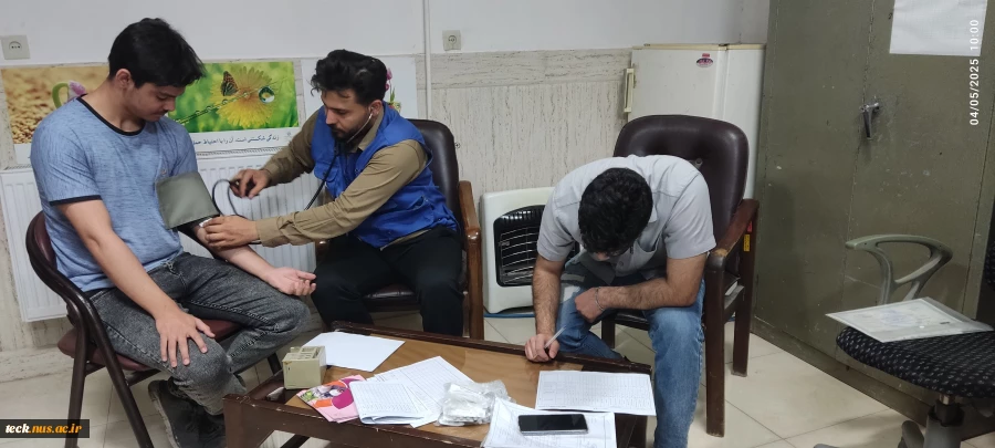 برپایی ایستگاه سلامت دانشجویی در دانشکده ملی مهارت شهید رجایی کاشان 4