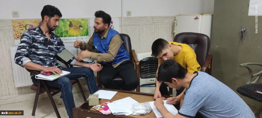 برپایی ایستگاه سلامت دانشجویی در دانشکده ملی مهارت شهید رجایی کاشان 5