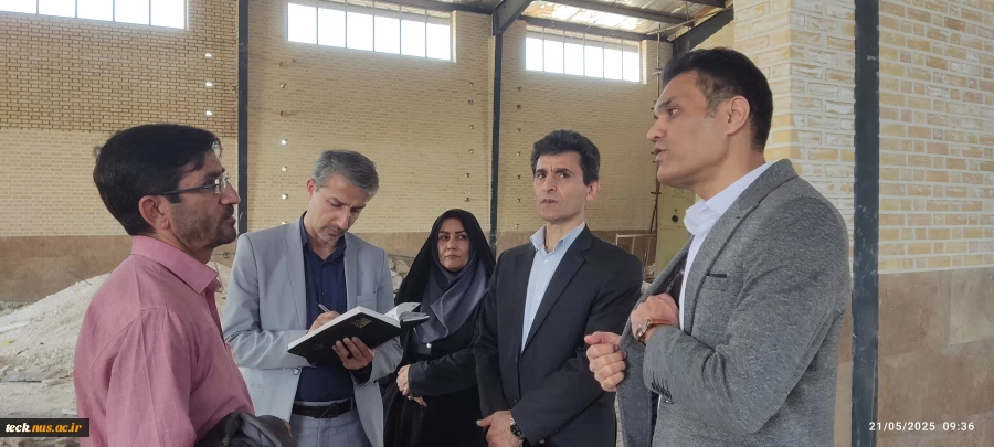 بازدید مدیرکل عمرانی دانشگاه ملی مهارت از دانشکده ملی مهارت شهید رجایی کاشان 6