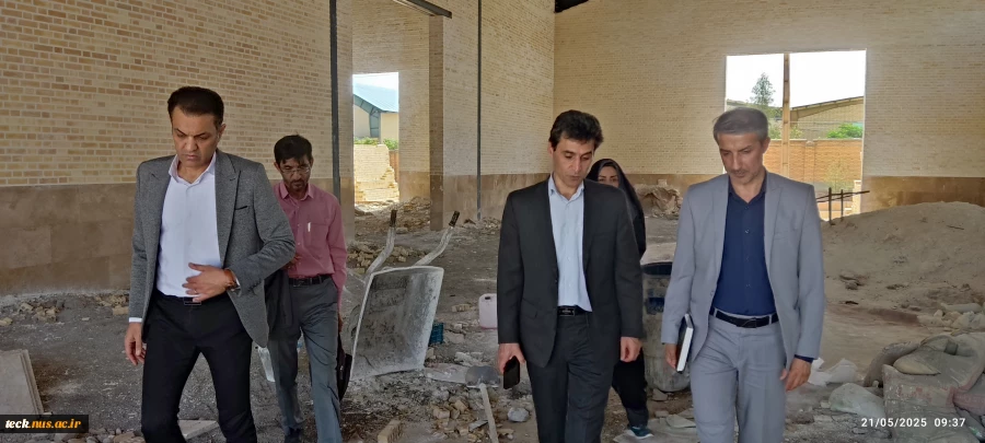 بازدید مدیرکل عمرانی دانشگاه ملی مهارت از دانشکده ملی مهارت شهید رجایی کاشان 7