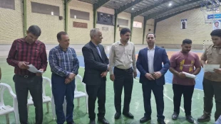 به مناسبت سالروز آزادسازی فتح خرمشهر برگزار گردید :
برگزاری نخستین دوره مسابقات مچ اندازی در دانشکده ملی مهارت شهید رجایی کاشان
 19