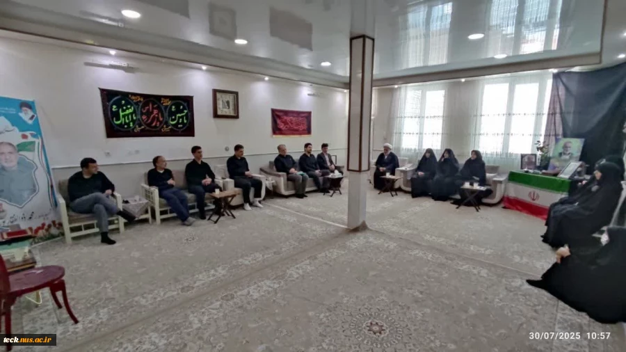 دیدار رئیس ، معاون دانشجویی و فرهنگی ، مسئولین بسیج اساتید ، کارکنان و دانشجویی ، تعدادی از اساتید و پرسنل دانشکده ملی مهارت شهید رجایی کاشان با خانواده شهید طریق القدس محمد ذوالفقارپور 4