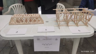 برگزاری مسابقه طراحی و ساخت پل چوبی در دانشکده ملی مهارت شهید رجایی کاشان 3