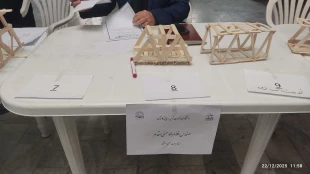 برگزاری مسابقه طراحی و ساخت پل چوبی در دانشکده ملی مهارت شهید رجایی کاشان 4